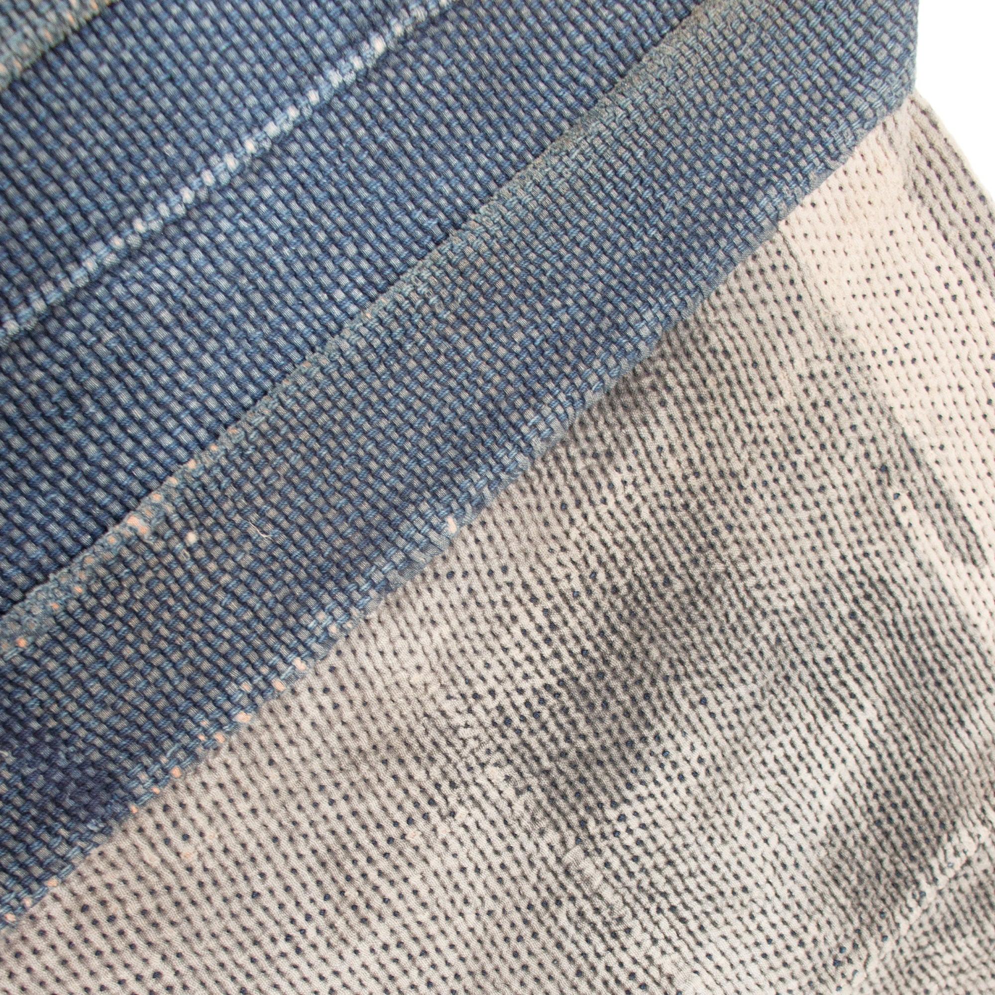 Shobo Hanten - Antique Japanese Reversible Sashiko Fireman's Coat - Image 13