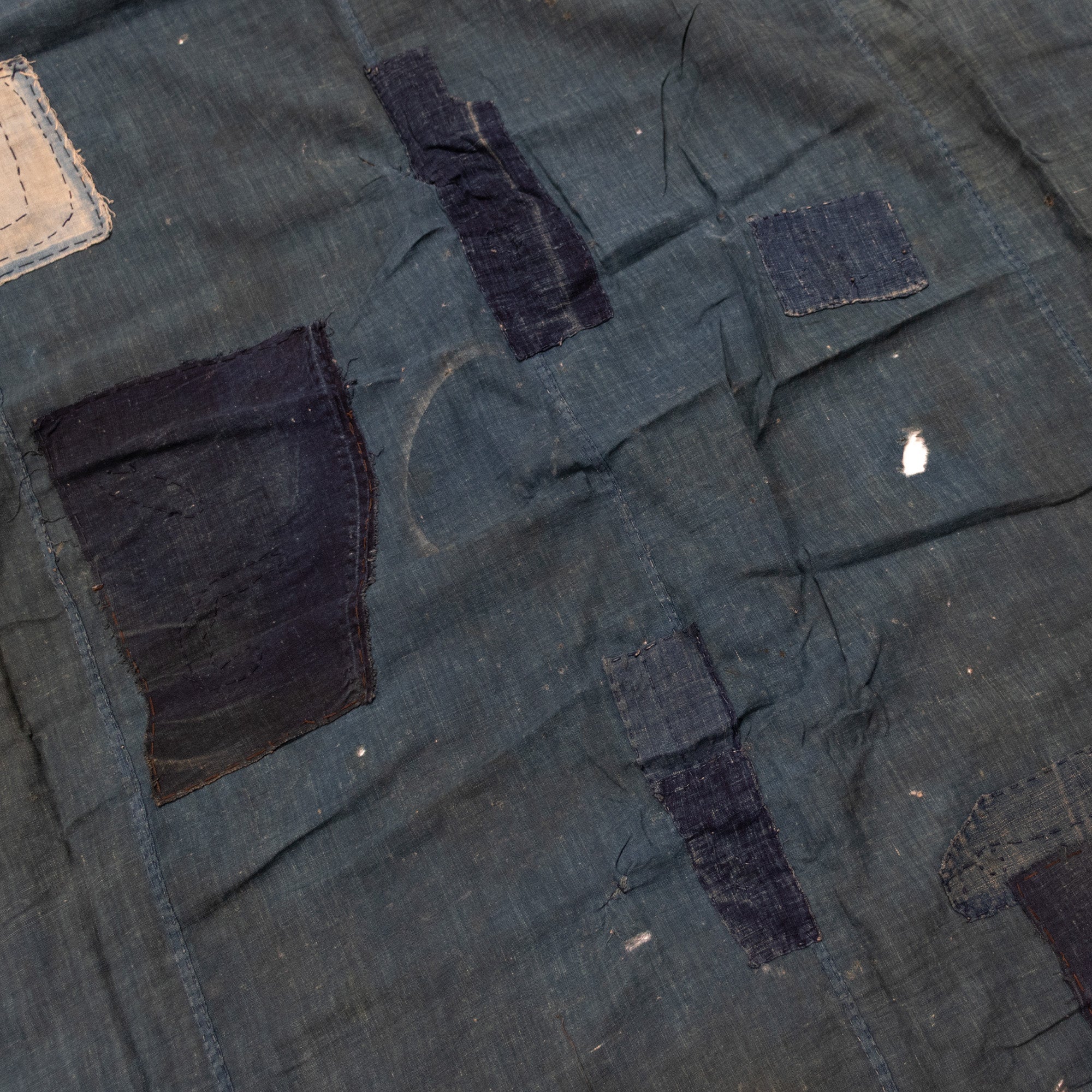 Boro 4 Panel Furoshiki | Japanese Indigo - Image 3