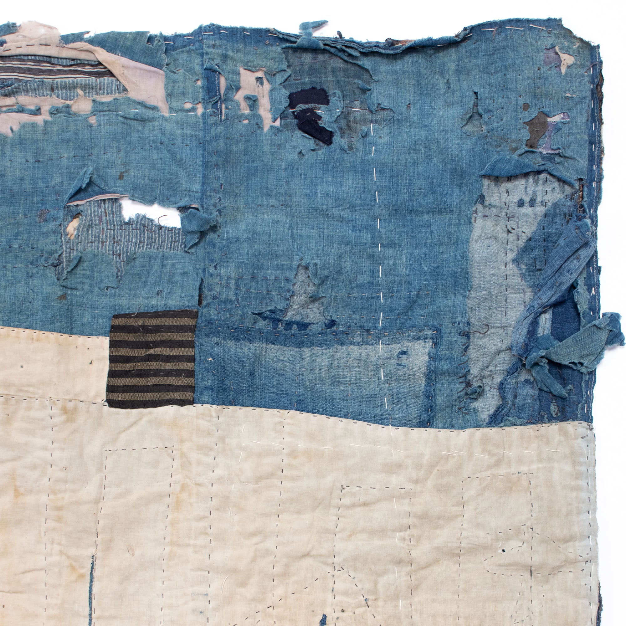Boro Multilayer Blanket | Japanese Indigo Dyed Cotton - Image 7