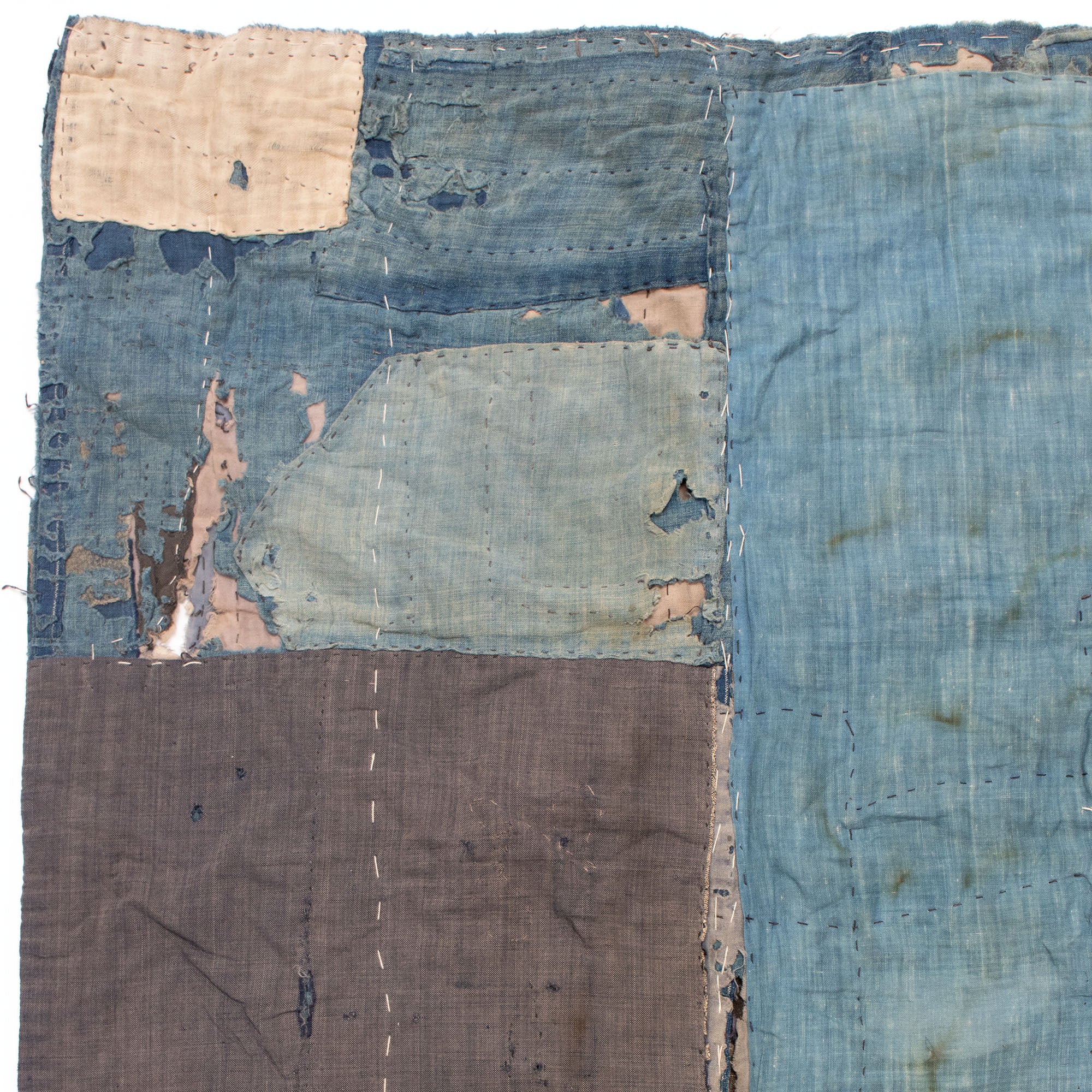 Boro Multilayer Blanket | Japanese Indigo Dyed Cotton - Image 9