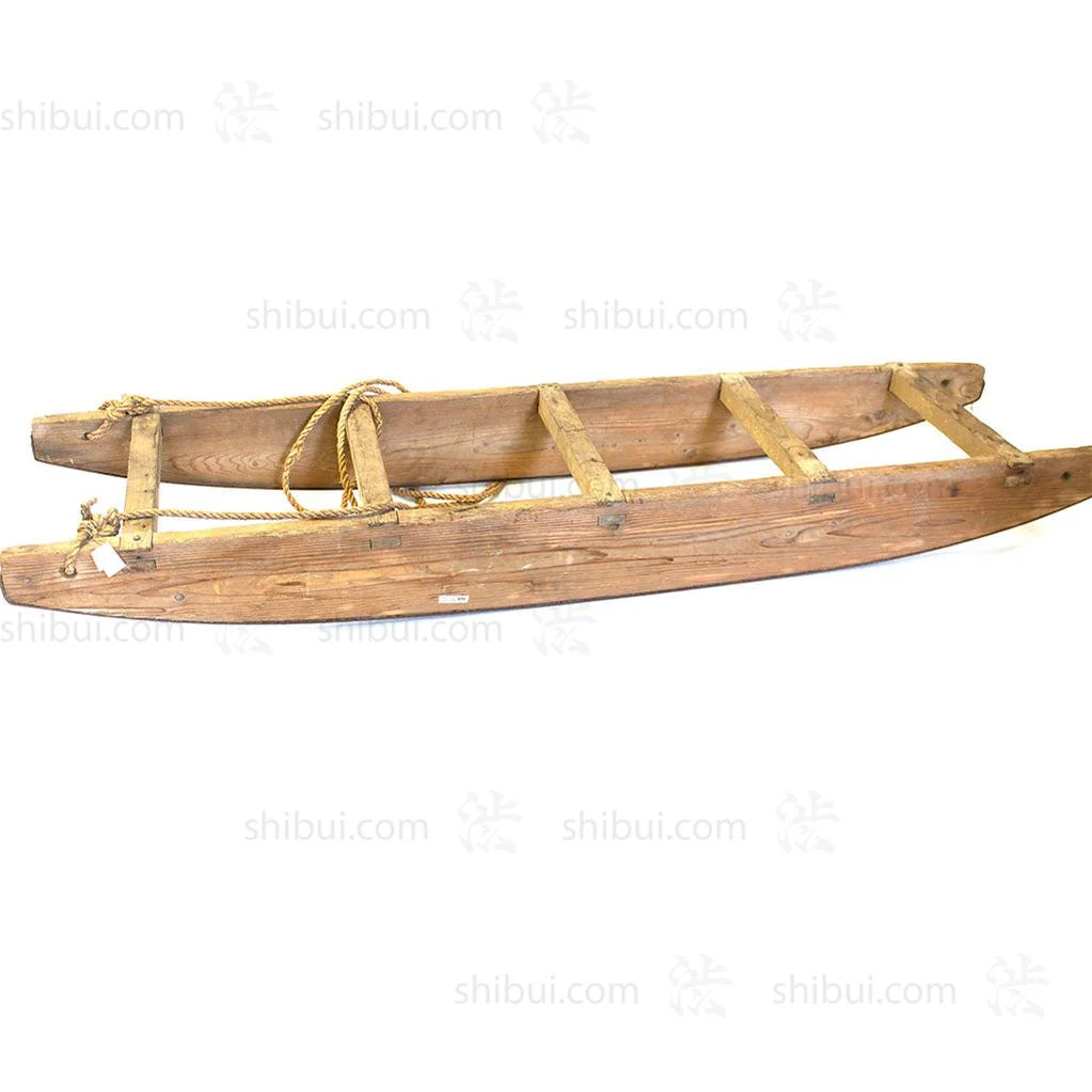 Japanese Wooden Sled - Image 5