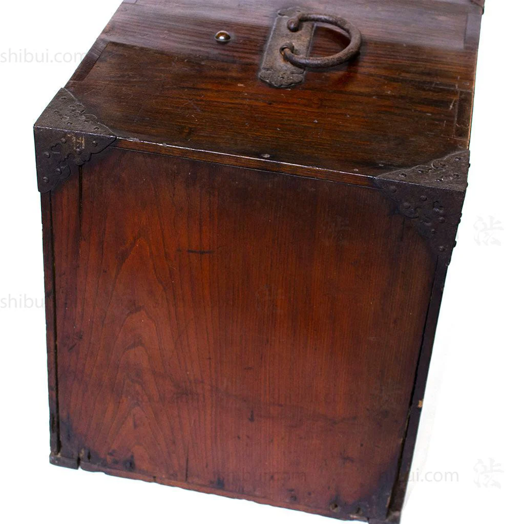 Funa Dansu Tansu Storage Chest Japanese Antique Furniture Iron Hardware - Image 6
