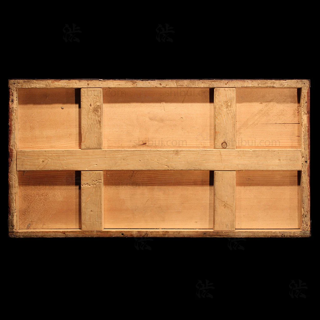 Hangai - Two Section Ships Clothing Chest Japanese Antique Tansu Iron Hardware - Image 7