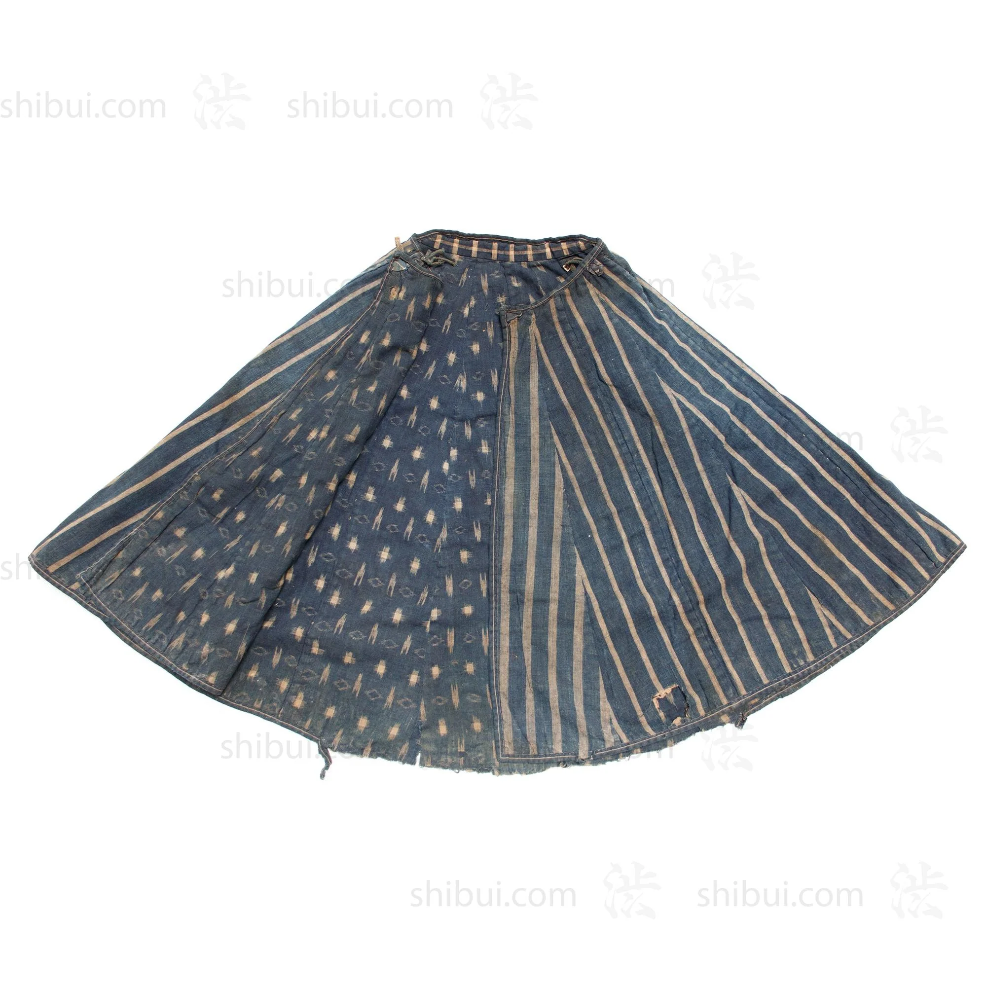 Japanese Indigo Kasuri Cape - Image 9