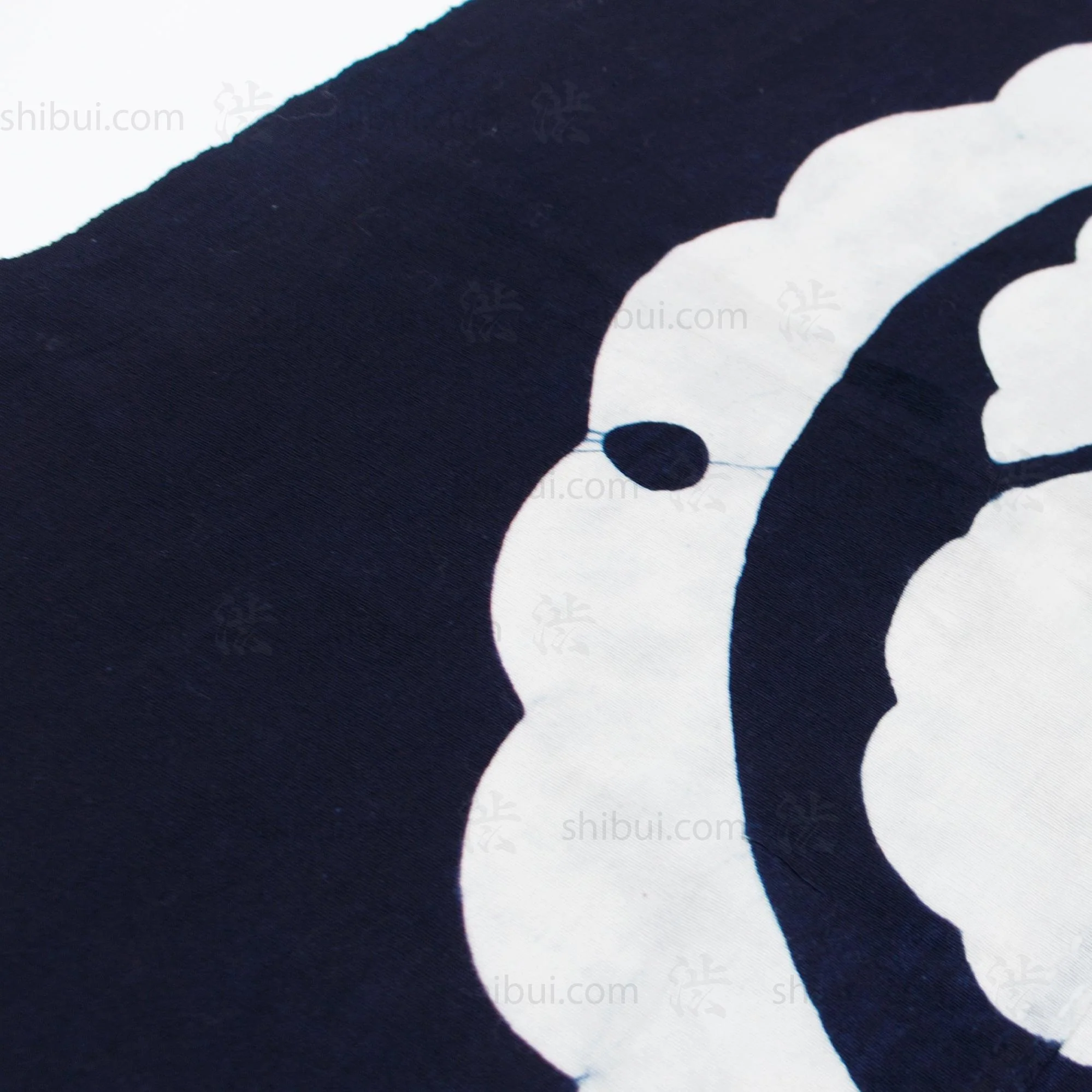 Ivy Mon And Lucky Symbol Indigo Tsutsugaki Furoshiki - Image 3