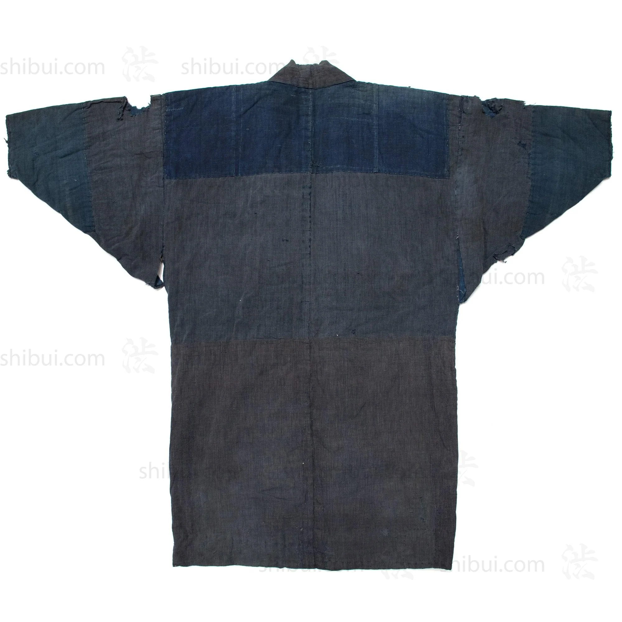 Japanese Boro Indigo Muilti Layer Short Coat - Image 6
