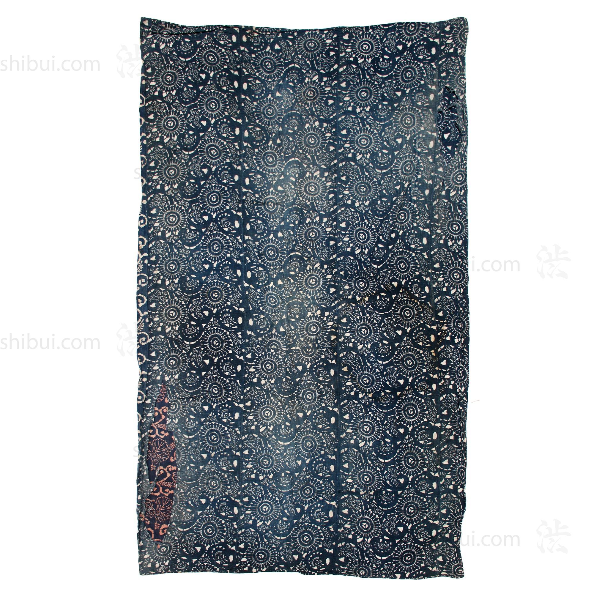 Japanese Katazome Indigo Futonji | Multiple Panel Duvet Style Futon Cover - Image 10