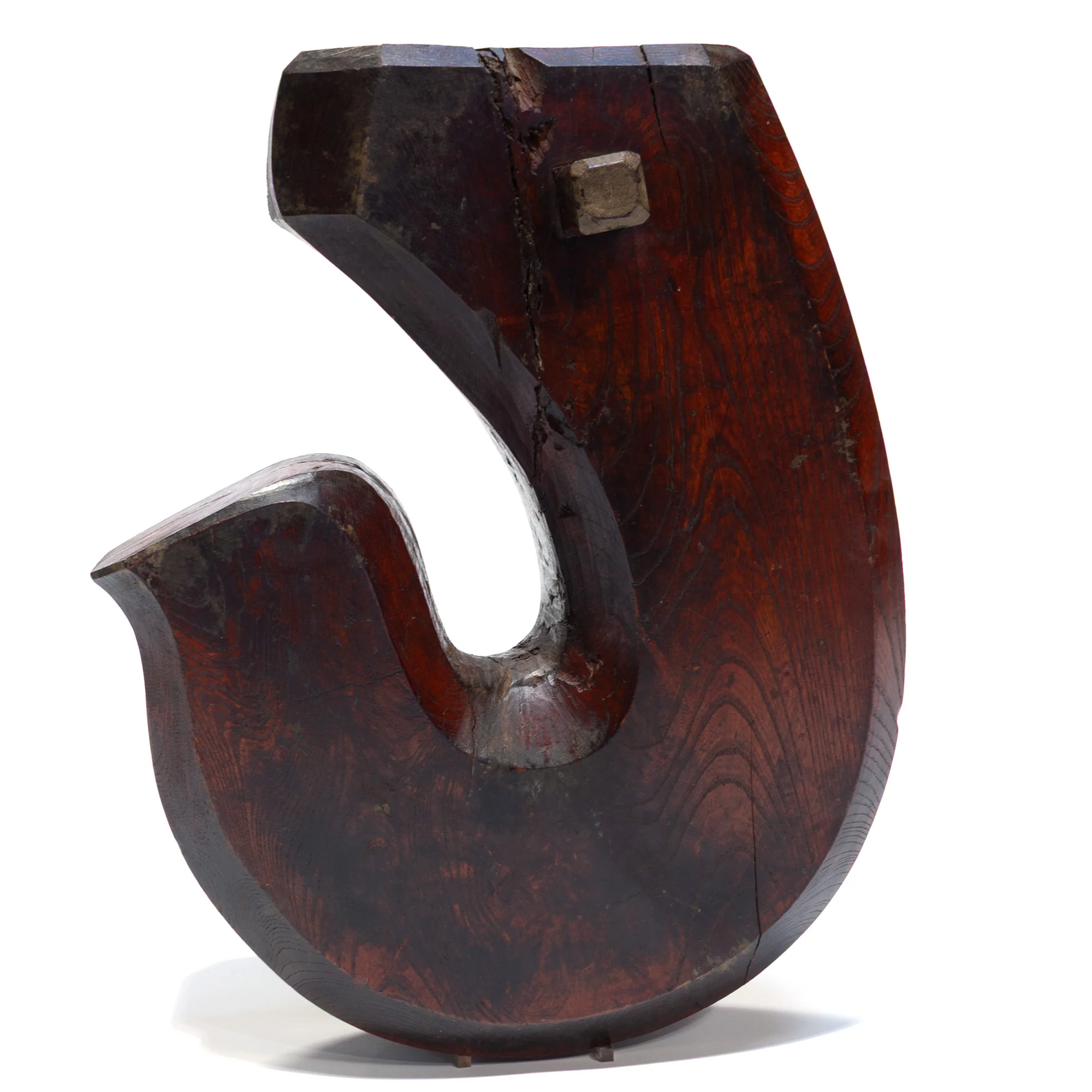 Jizai Gake Keyaki Wood Pot Hook - Image 4