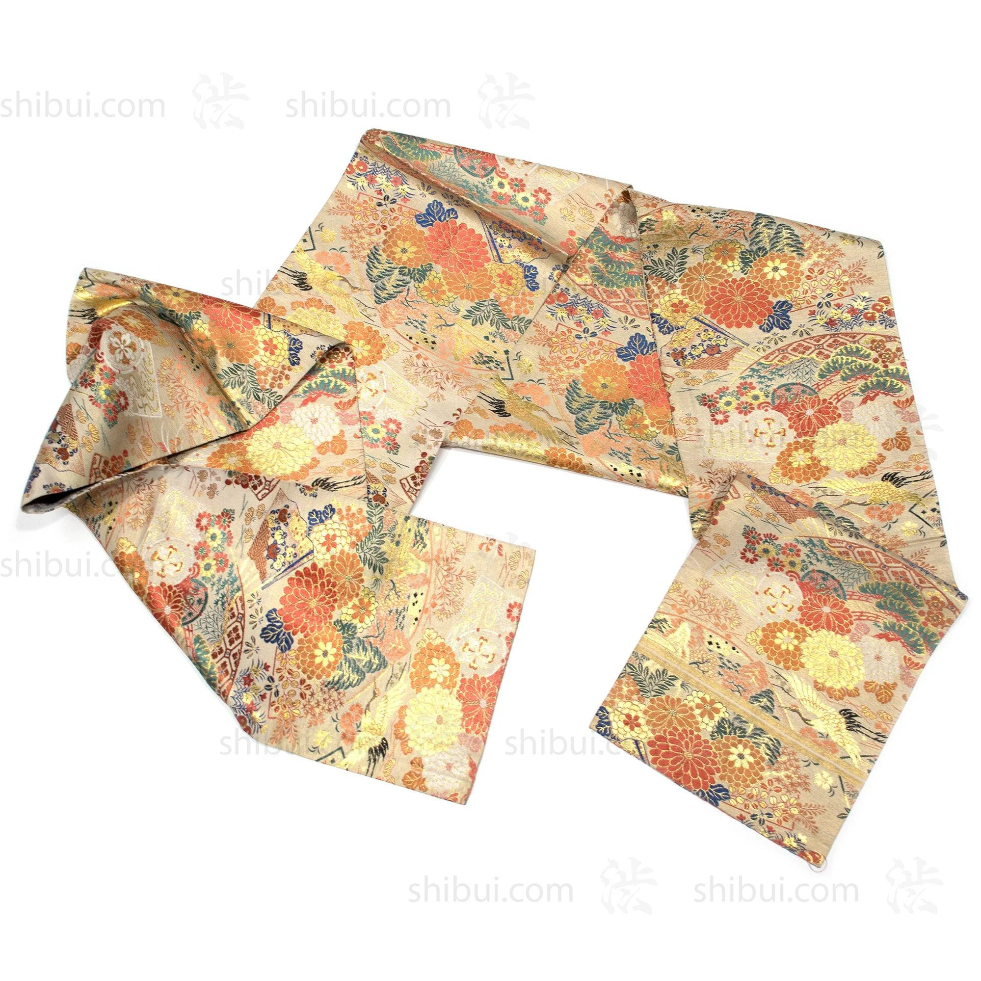 Maru Obi | Japanese Silk Brocade - Image 2