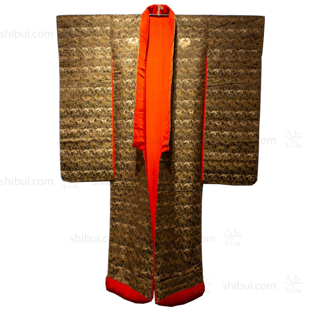 Meiji Era Brocade Uchikake Japanese Antique Kimono - Image 7