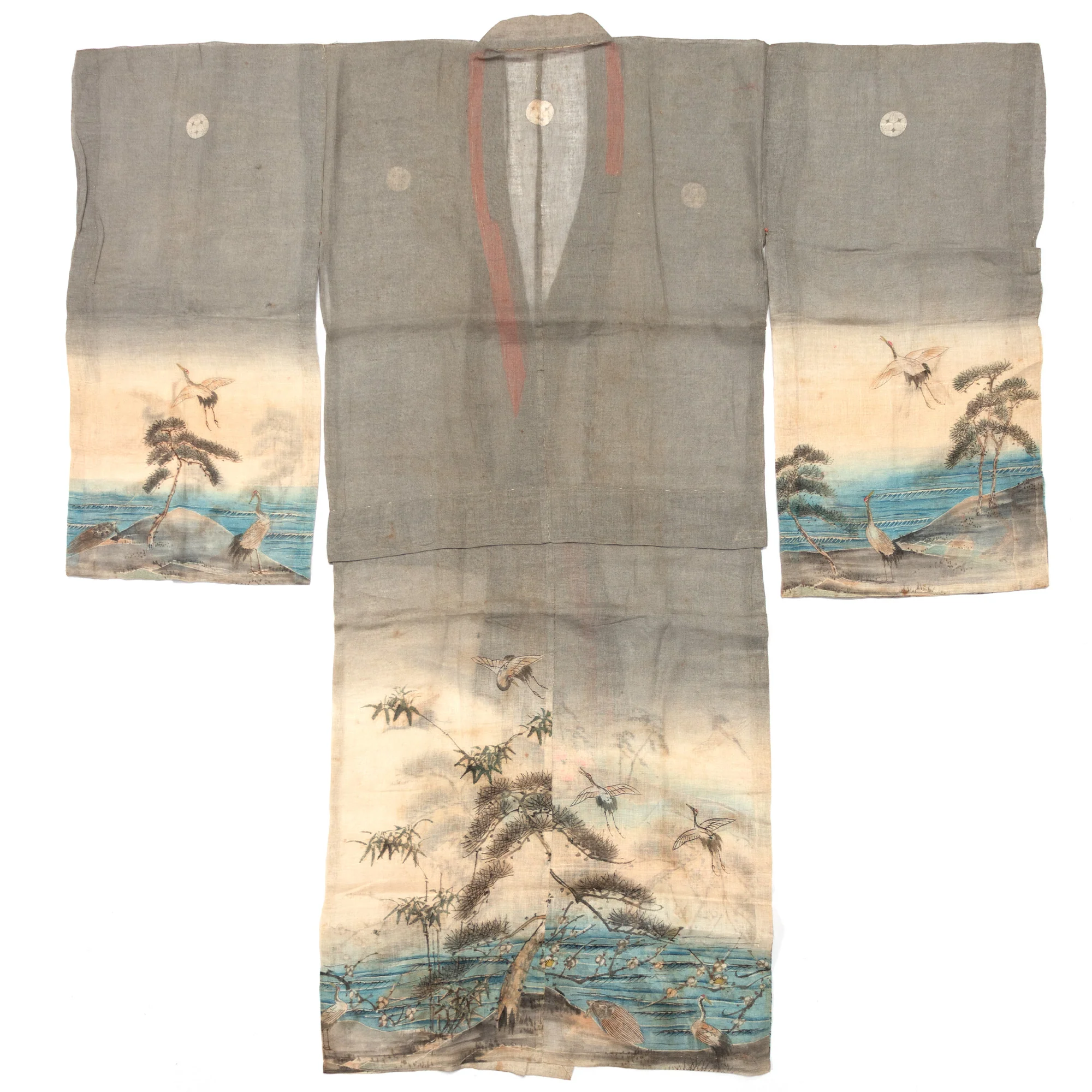 Meiji Era Girl's Summer Kimono