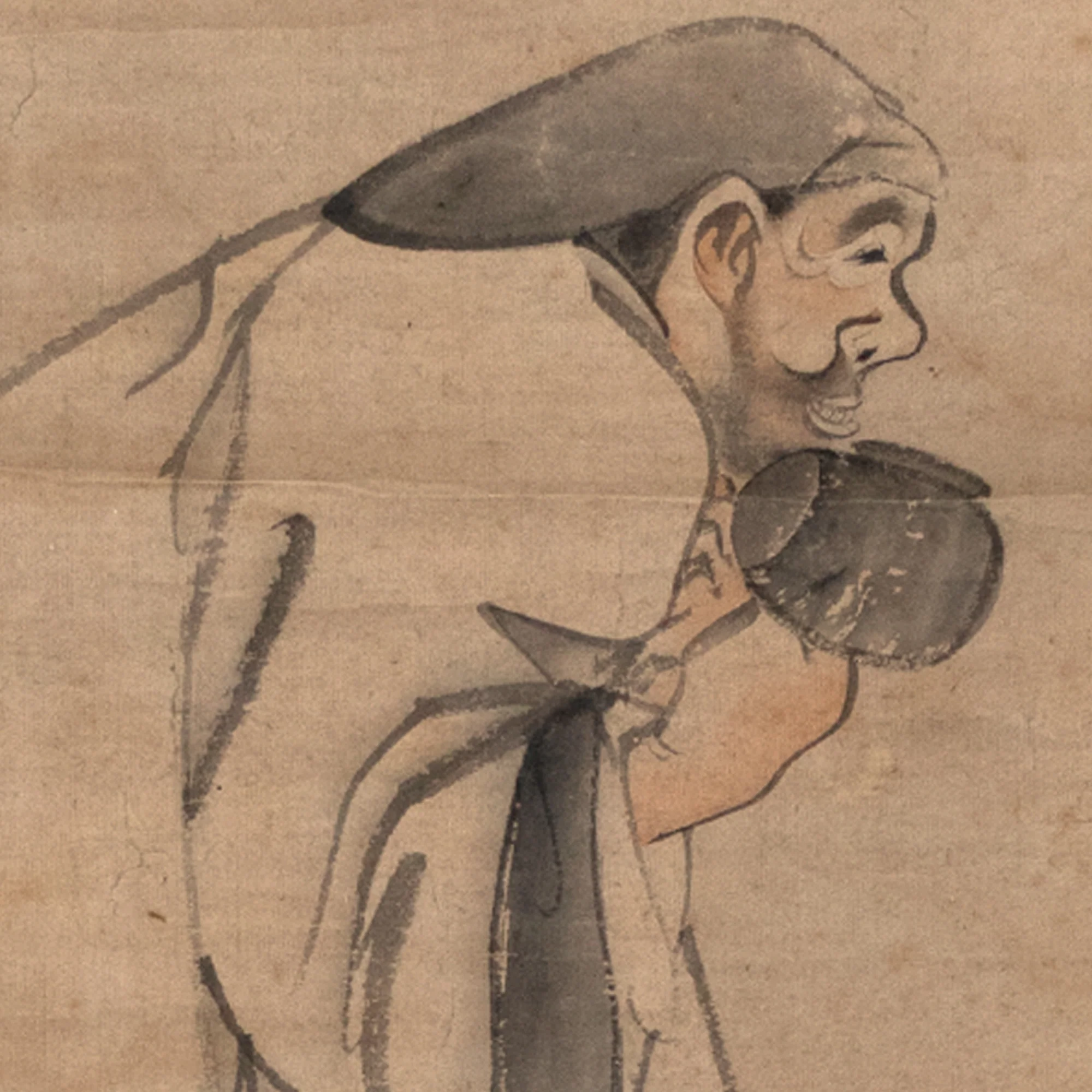 Pair of Scrolls Depicting Daikoku and Ebisu - Image 6