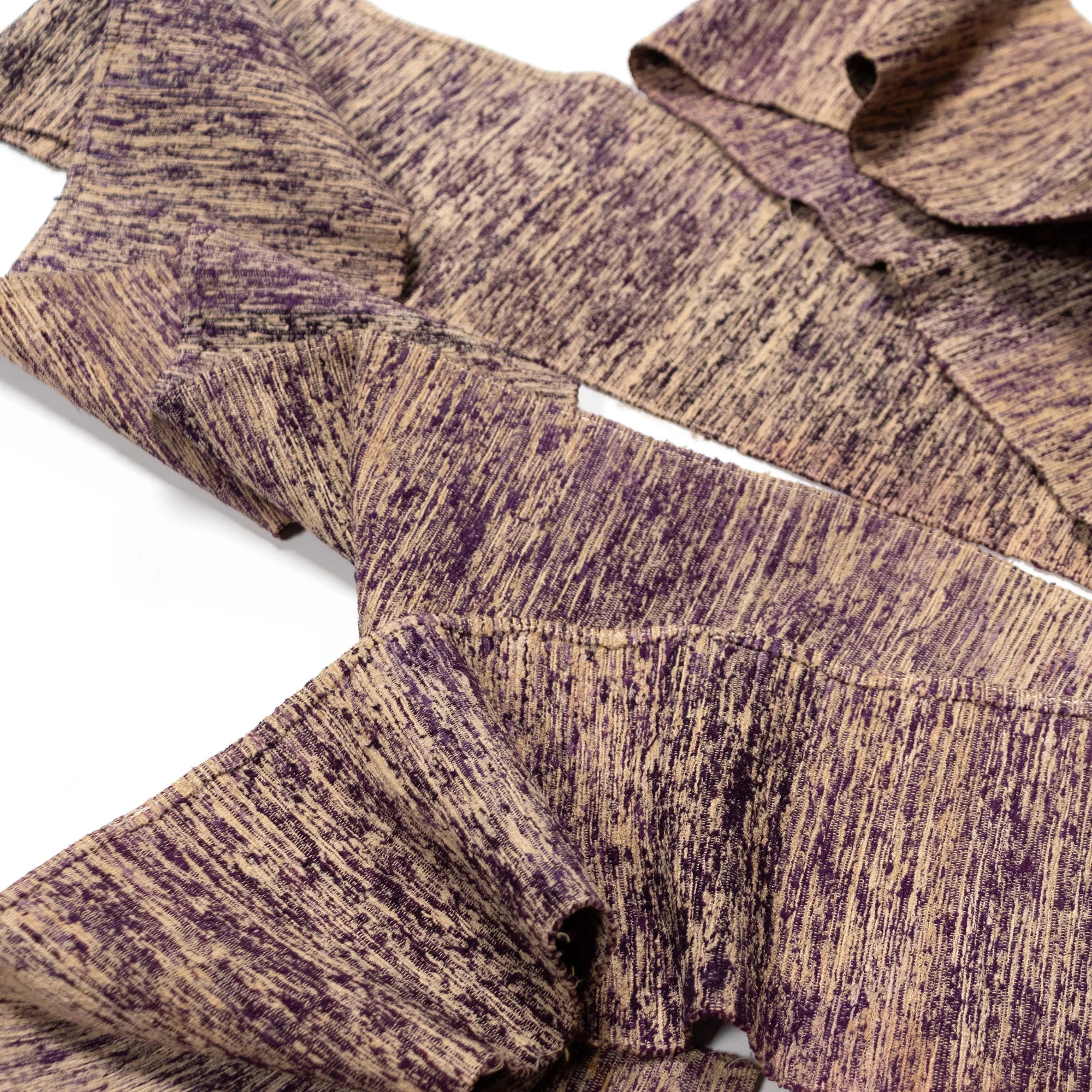 Sakiori Obi | Recycled Silk Upcycled Ragweave Belt - Image 2