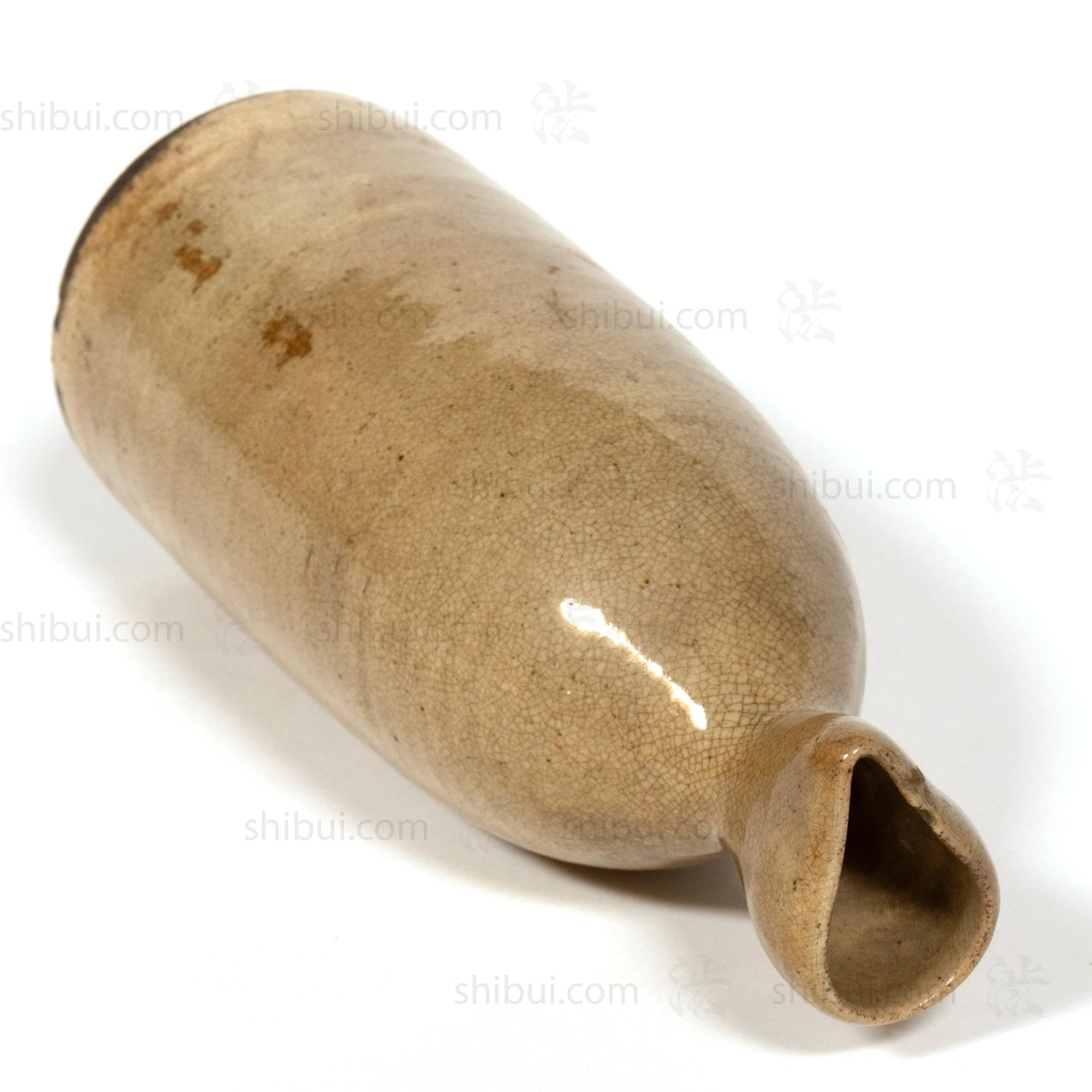 Seto Sake Bottle - Antique Japanese Rice Wine Bottle - Image 5