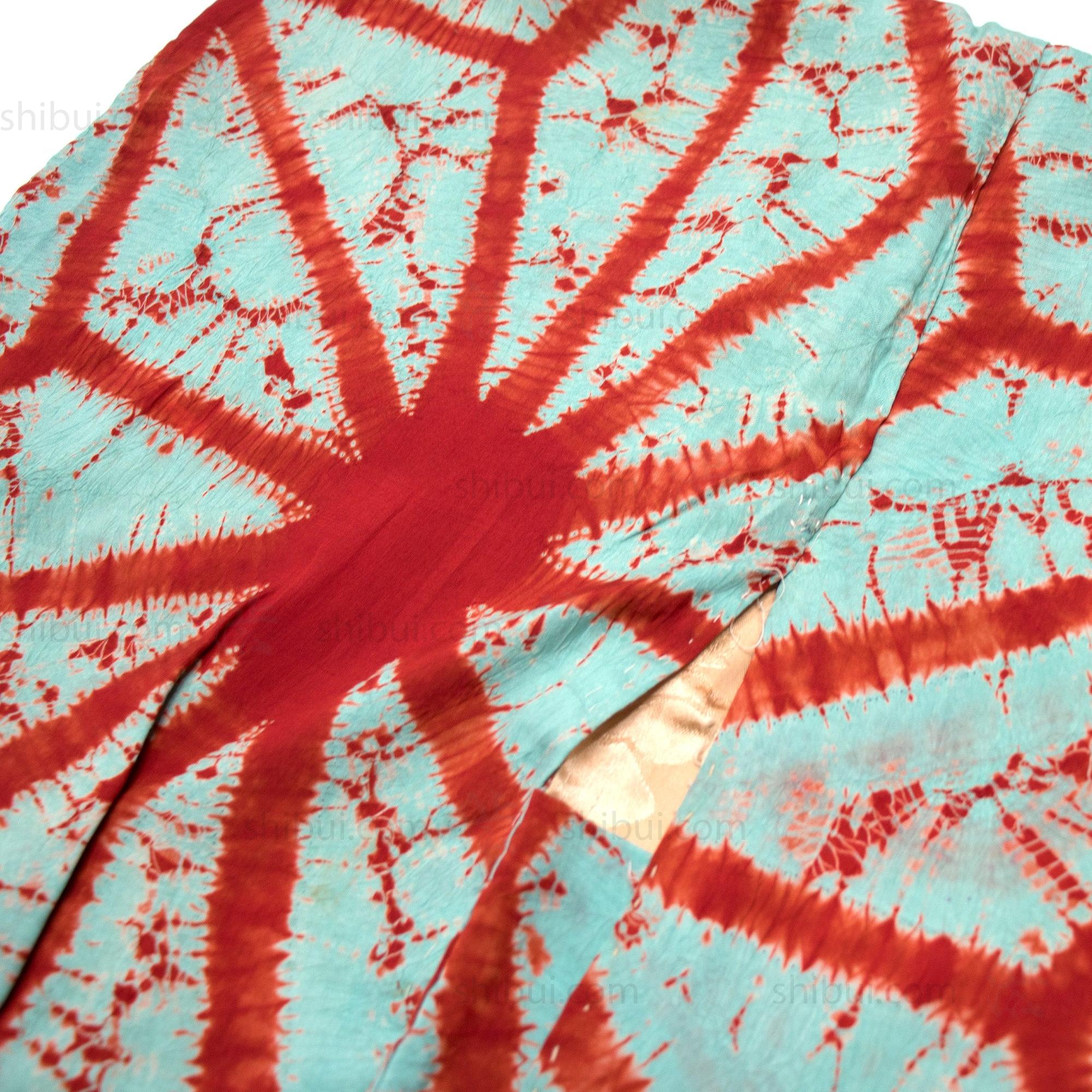 Shibori Silk Haori Asanoha Design - Image 3