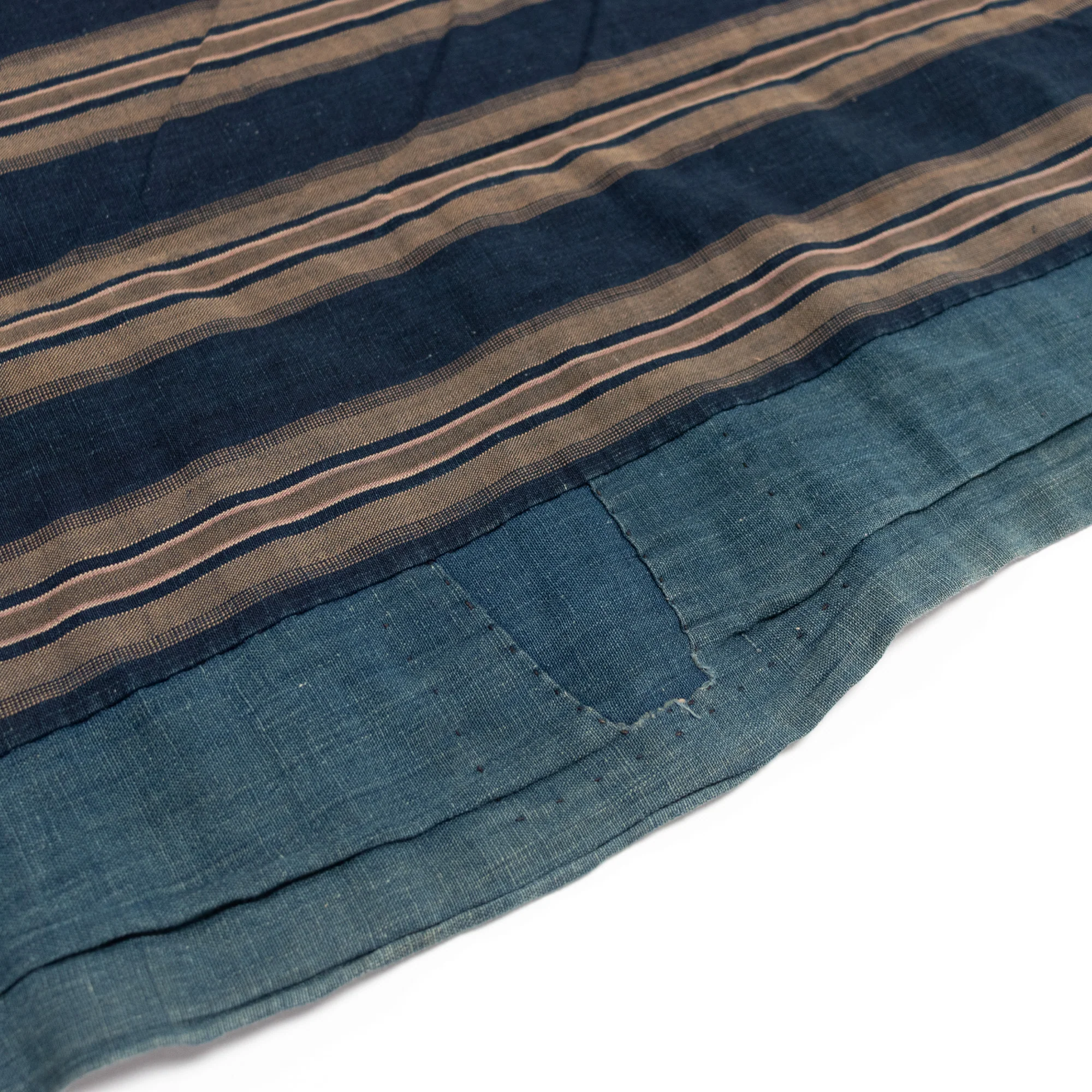 Shima Boro Blanket | Japanese Indigo - Image 9