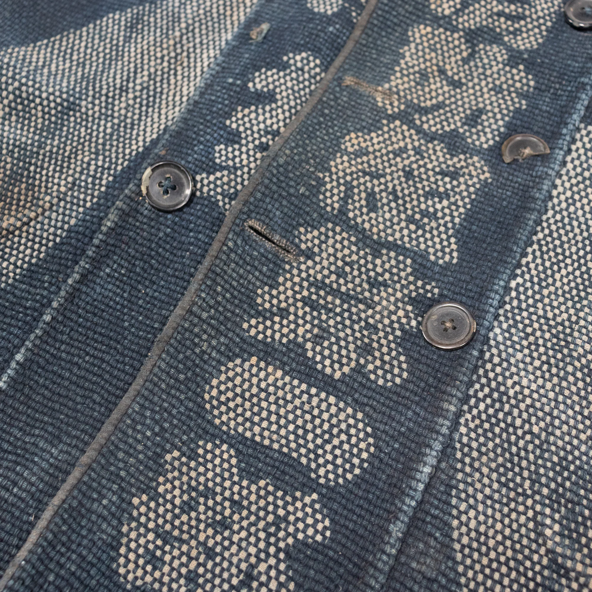 Shobo Hanten Sashiko Firemans Jacket| Taisho era - Image 2