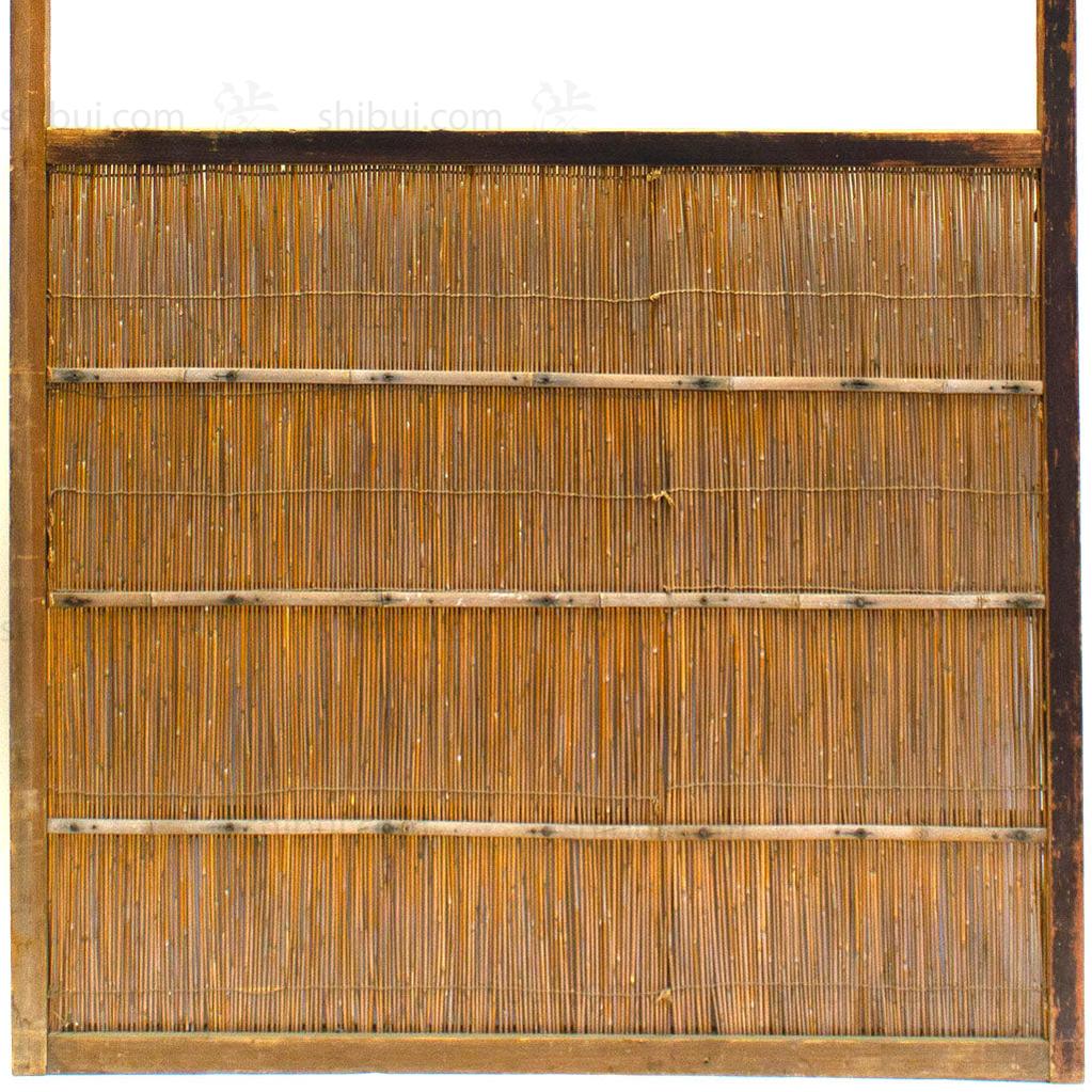 Single Sugi Yoshido Door | Japanese Cedar and Bamboo Wooden Doors for Summer - Image 4