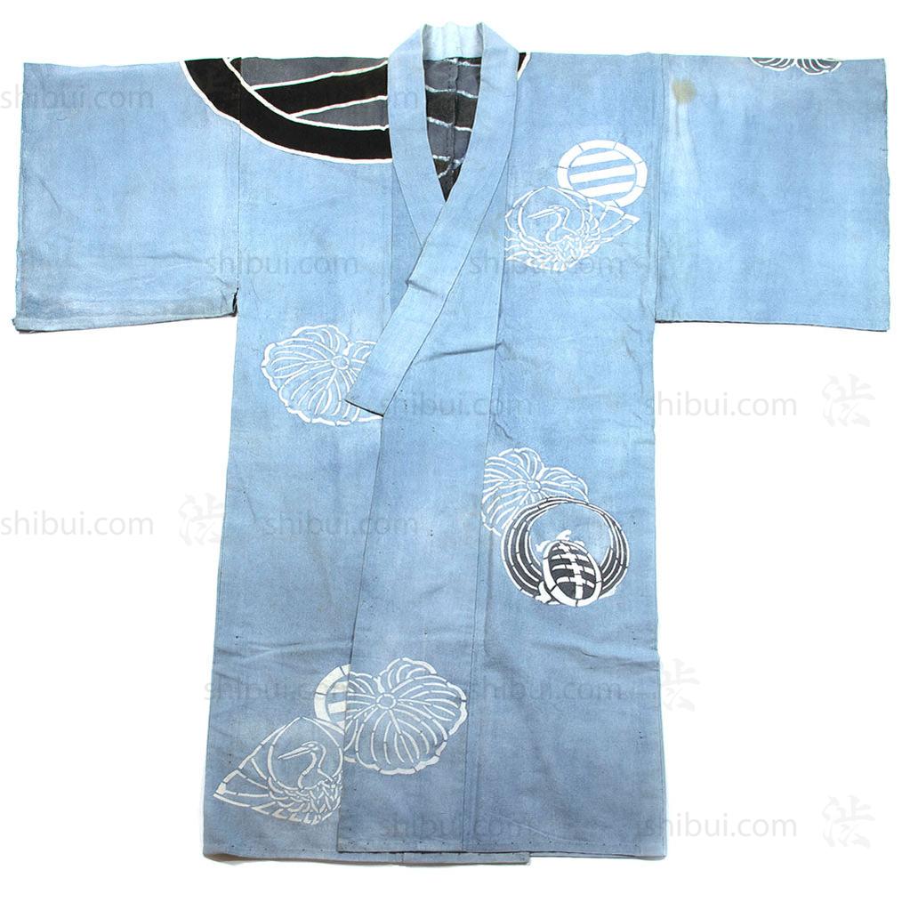 Tsutsugaki Matsurti Festival or Dance Yukata w/ Large Mon Motif - Image 2